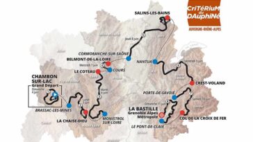 Critérium du Dauphiné 2023 : Un parcours ardu, répétition générale avant le Tour de France 1 parcours critérium du dauphiné 2023