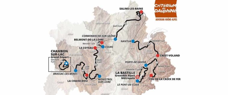 parcours critérium du dauphiné 2023
