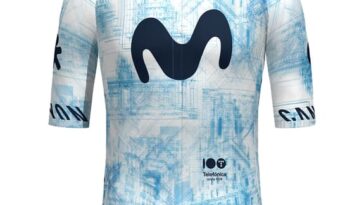 découvrez les nouveaux maillots blancs 2026 de movistar et ineos, alliant élégance et performance pour une saison exceptionnelle.