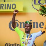 August signe son premier succès avec Ineos tandis que Girmay conserve le maillot de leader au classement par points 24 découvrez comment august signe son premier succès avec 'girmay leader', une œuvre marquante et pleine d'énergie.